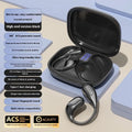 Ear-mounted Bluetooth headset with noise reduction, digital display, over 8 hours battery, in black colour