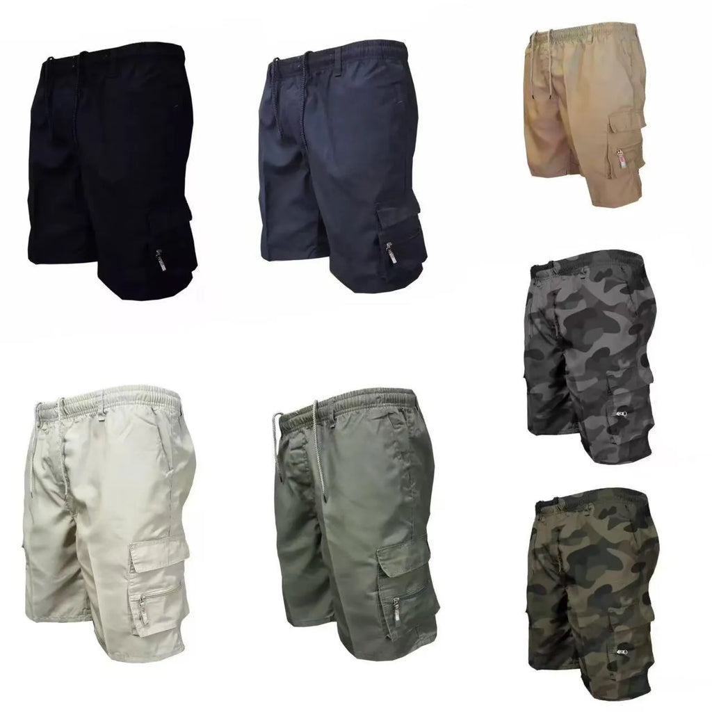 Men's loose fit casual work pants in army green colour.