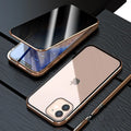 Magnetic privacy iPhone case with anti-spy screen protector in six colour options