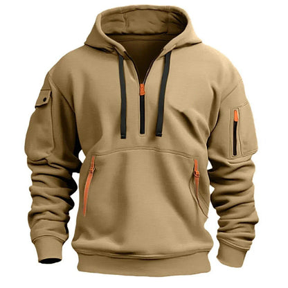 Stylish dropped shoulder hooded sweatshirt in multiple color options for men and women