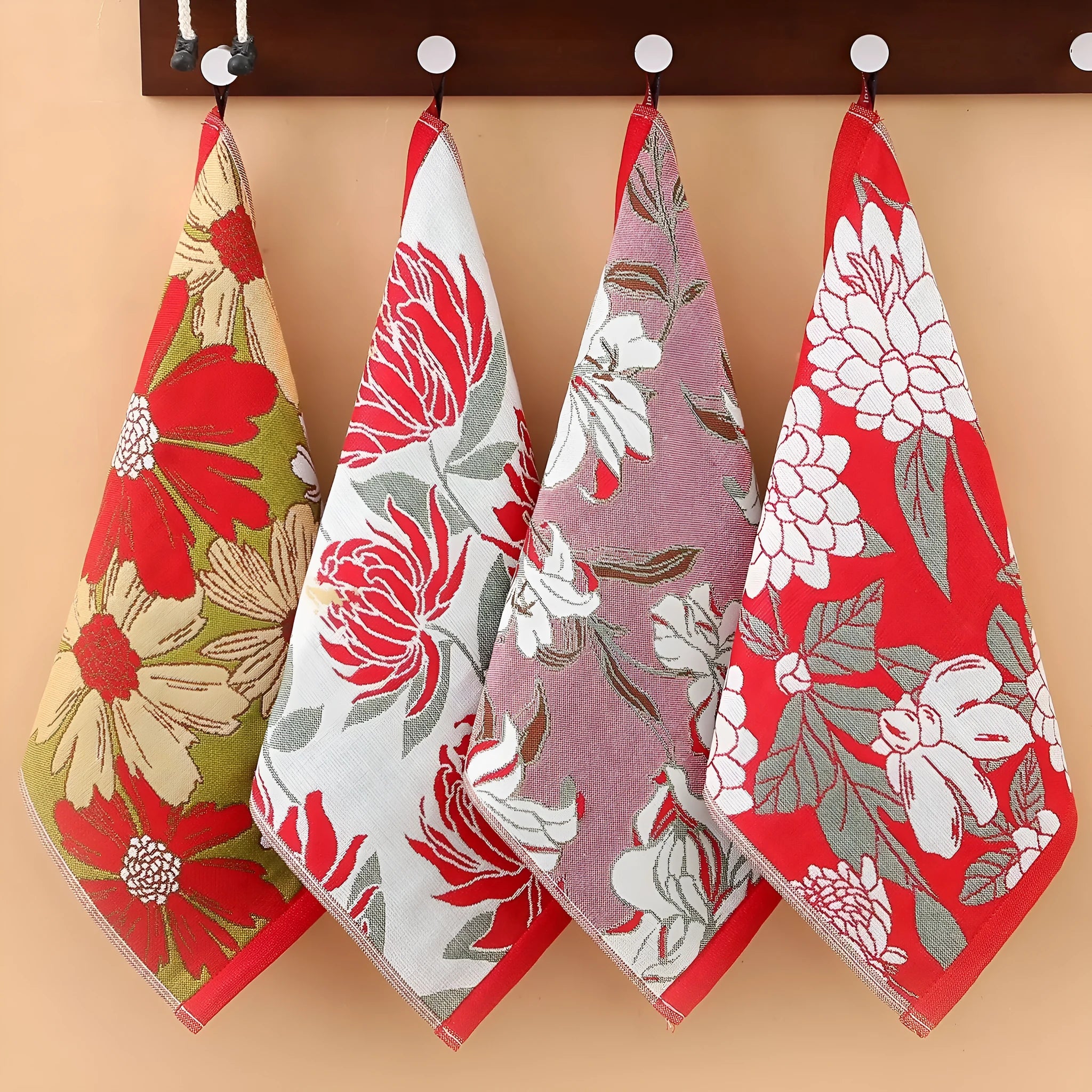 Class A cotton gauze square towel in 40x34cm size with sunflower pattern, soft and lint-free for face washing