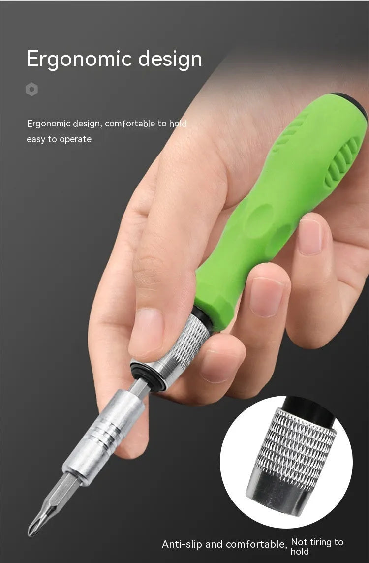 32-in-1 screwdriver set with bits for mobile phone and digital device repair