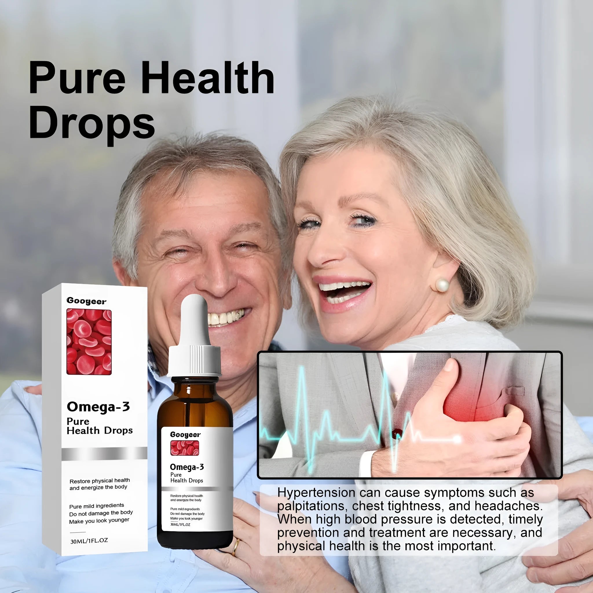30ml bottle of Shu Health Care Drops, a liquid supplement for body care