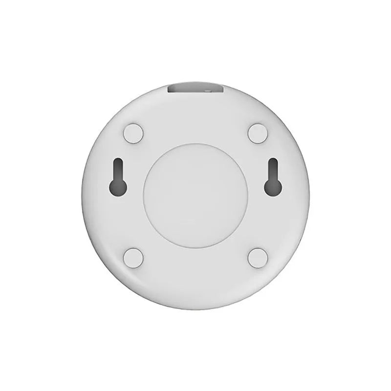 White HD smart camera for indoor panoramic monitoring with remote conversation and storage options