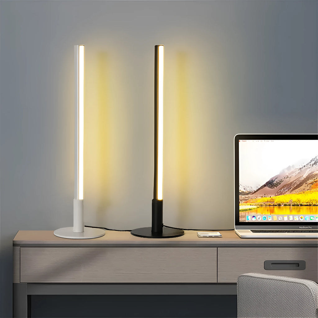 Retro decorative aluminium alloy atmosphere lamp with warm light and RGB colour modes