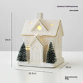 Creative Christmas tree house ceramic ornament in European villa style