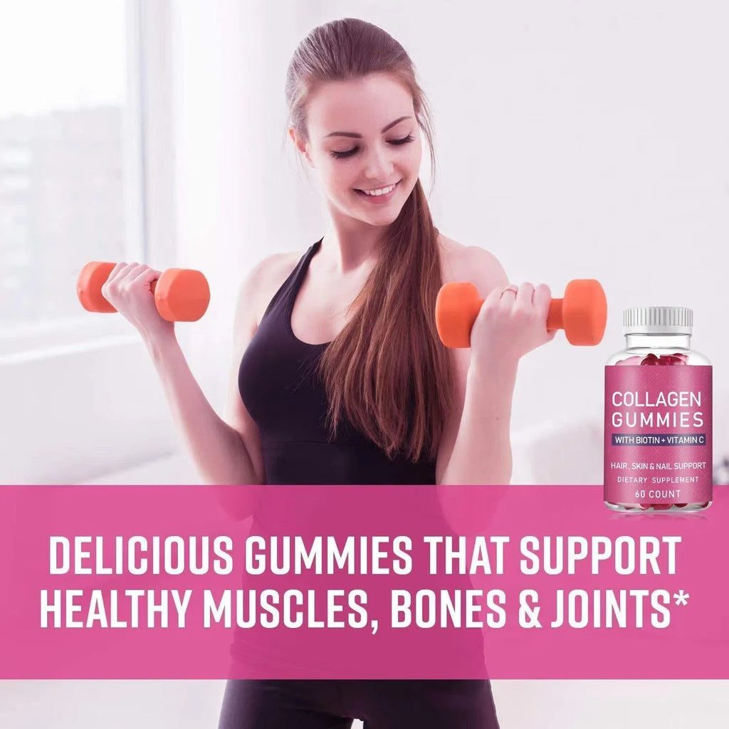 Collagen Gummies soft candy dietary supplement 60 capsules