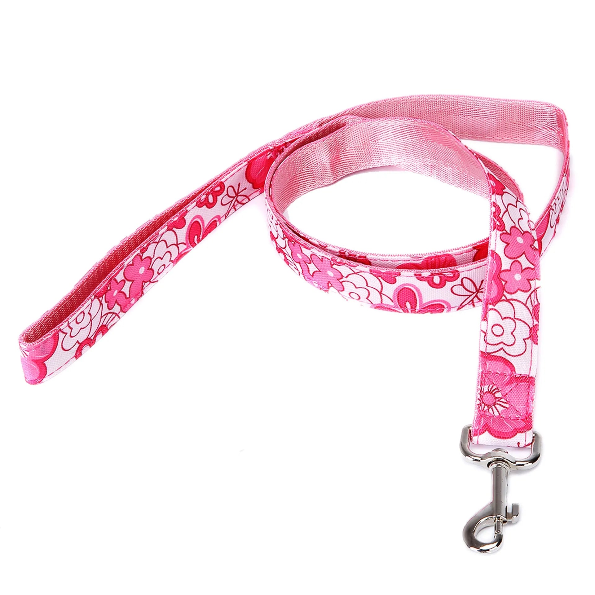 Black Christmas plaid stripe pet traction rope with hand holding loop measuring 120cm long