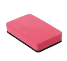 Car wash sponge magic clay rub red EVA foam block 8.5x5.5x2cm for vehicle detailing
