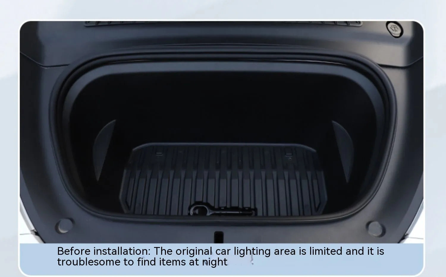 Tesla Model 3 Y front console ambient interior light kit with silicone light bar in three colour options
