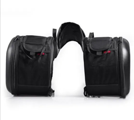 Black regular size side box carry bag made from non-woven fabric for everyday use.