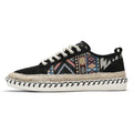Men's casual summer shoes in breathable cloth with round toe, black and beige colour options