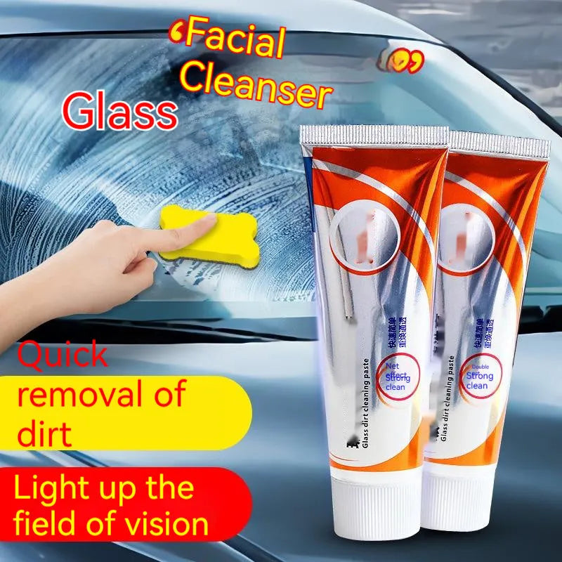 65ml white car windshield descaling cleaning agent bottle for oil stain removal
