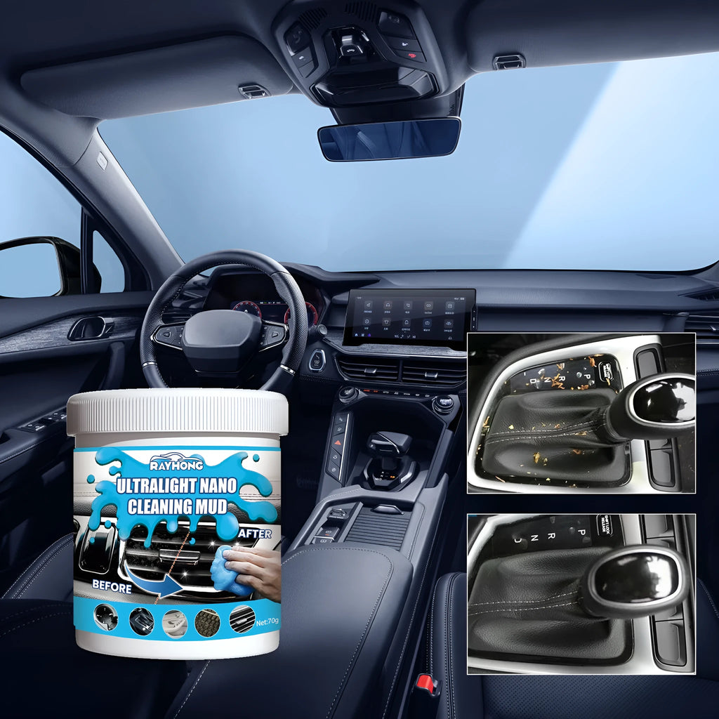 Car cleaning soft gel adhesive stick for removing dust from interior vents and gaps
