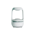 Black plastic anti-gravity water drop humidifier with USB cable, round shape, atmosphere lamp on desk