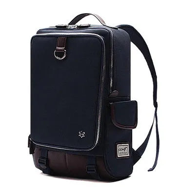 Modern men's backpack in durable Oxford cloth, shown in Army Green colour, with dimensions 30cm wide by 46cm high.