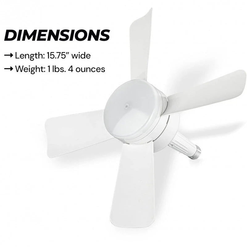 Versatile ceiling fan with bright LED light, wireless remote control, and easy installation