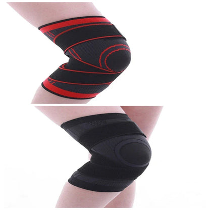 Premium sports knee pads with adjustable straps, breathable fabric, and sturdy construction for injury prevention and high-performance athletics