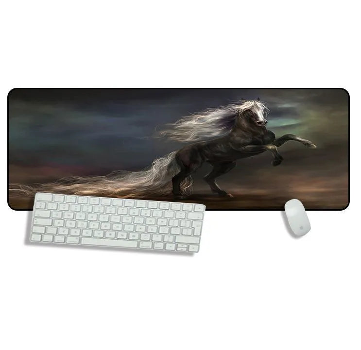 DZ-Animal custom calculator mouse pad with animal design, non-slip rubber base and cloth surface