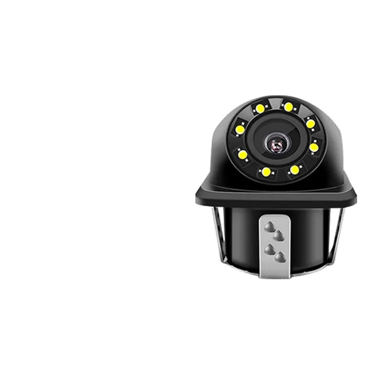 Black reversing HD rear view camera with aluminum alloy shell, IP67/68 waterproof and 6.8 shockproof for GM vehicles.