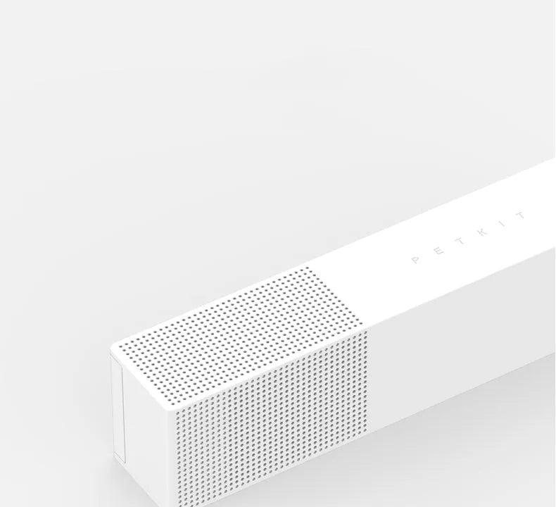 White Smart Purifier, 164 x 40 x 32 mm ABS body, with two filter elements