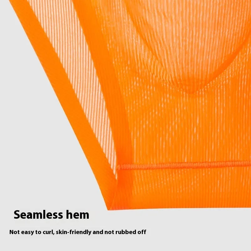 Ultra-thin ice silk seamless low-waist briefs for women in multiple colours