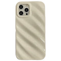 Nordic style silicone iPhone case with laser electroplated finish in black colour