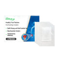 A pack of four natural healthy foot patches containing ginger, mugwort root, and lavender oil.