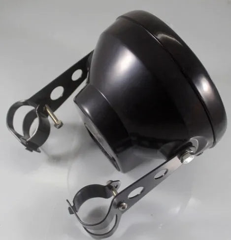 7 inch motorcycle headlight with LED turn signals, ABS shell and PC lens, 12V 35W yellow light
