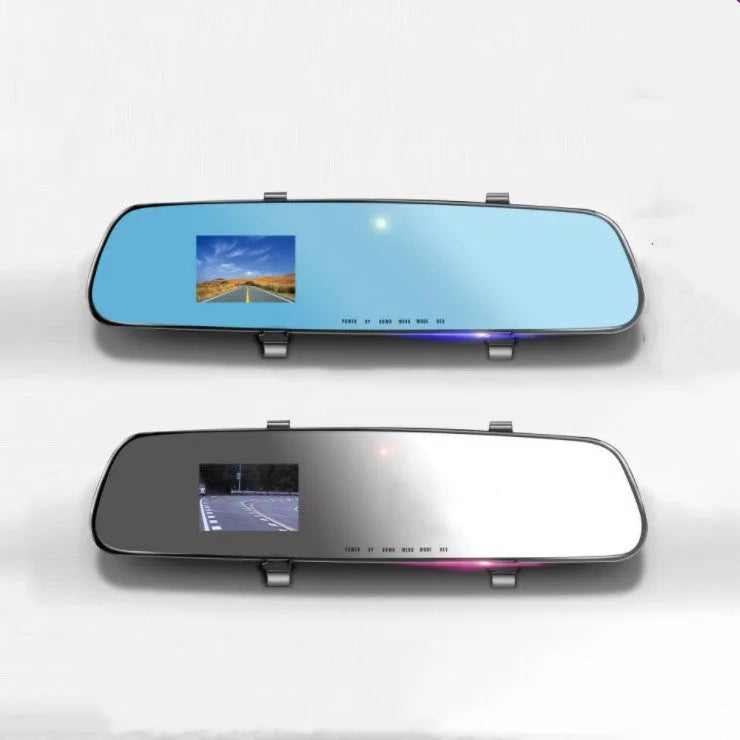 1080P HD rearview mirror driving recorder with 2.4-inch display and 100-degree lens