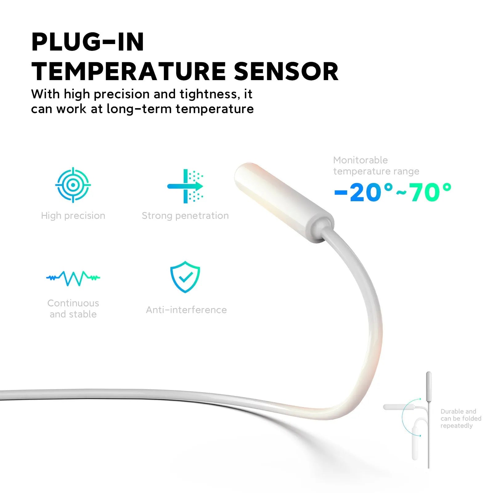 White smart thermostatic socket with remote and voice control for UK EU plug adaptors
