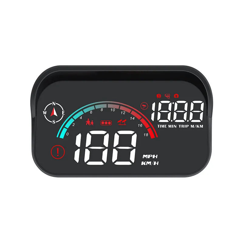 Black head-up display car GPS projector unit for universal vehicle fit