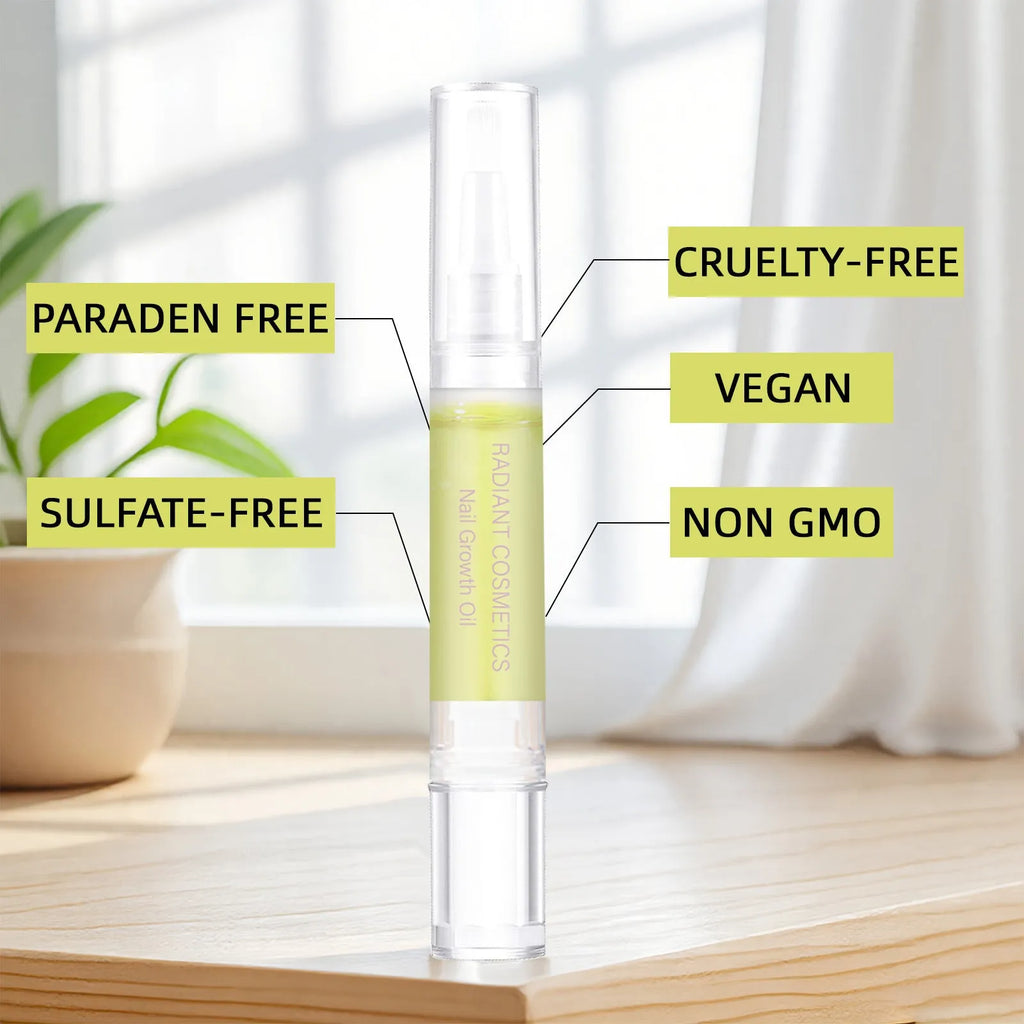 3ml bottle of nail growth treatment oil with moisturising formula
