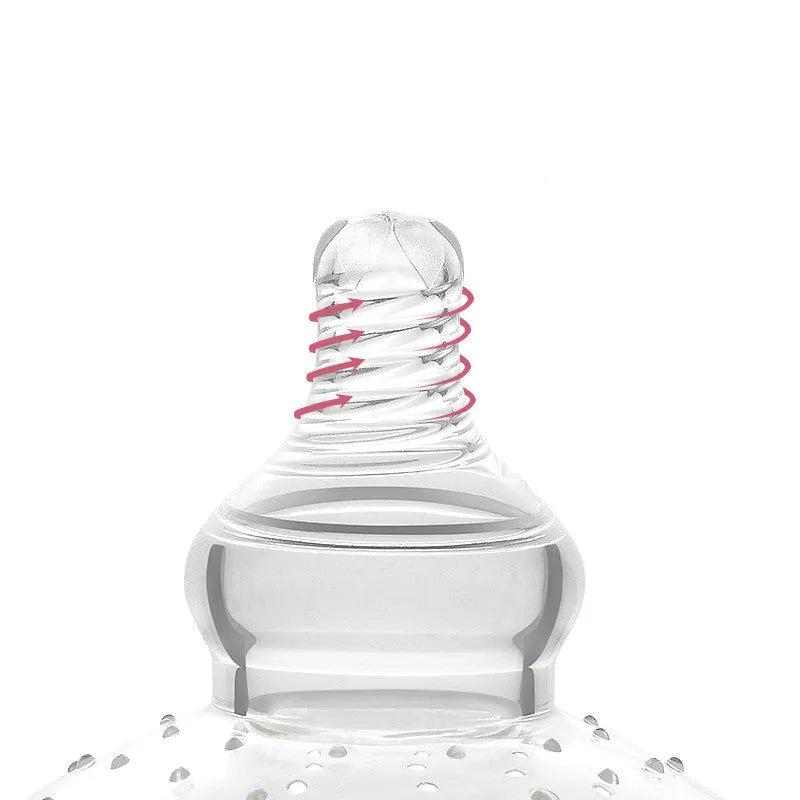 Nursing nipple protectors in petals and transparent colours for breastfeeding support