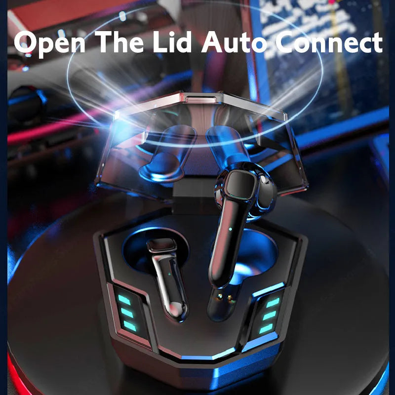M59 style wireless Bluetooth gaming headset with low latency, shown in product image colour