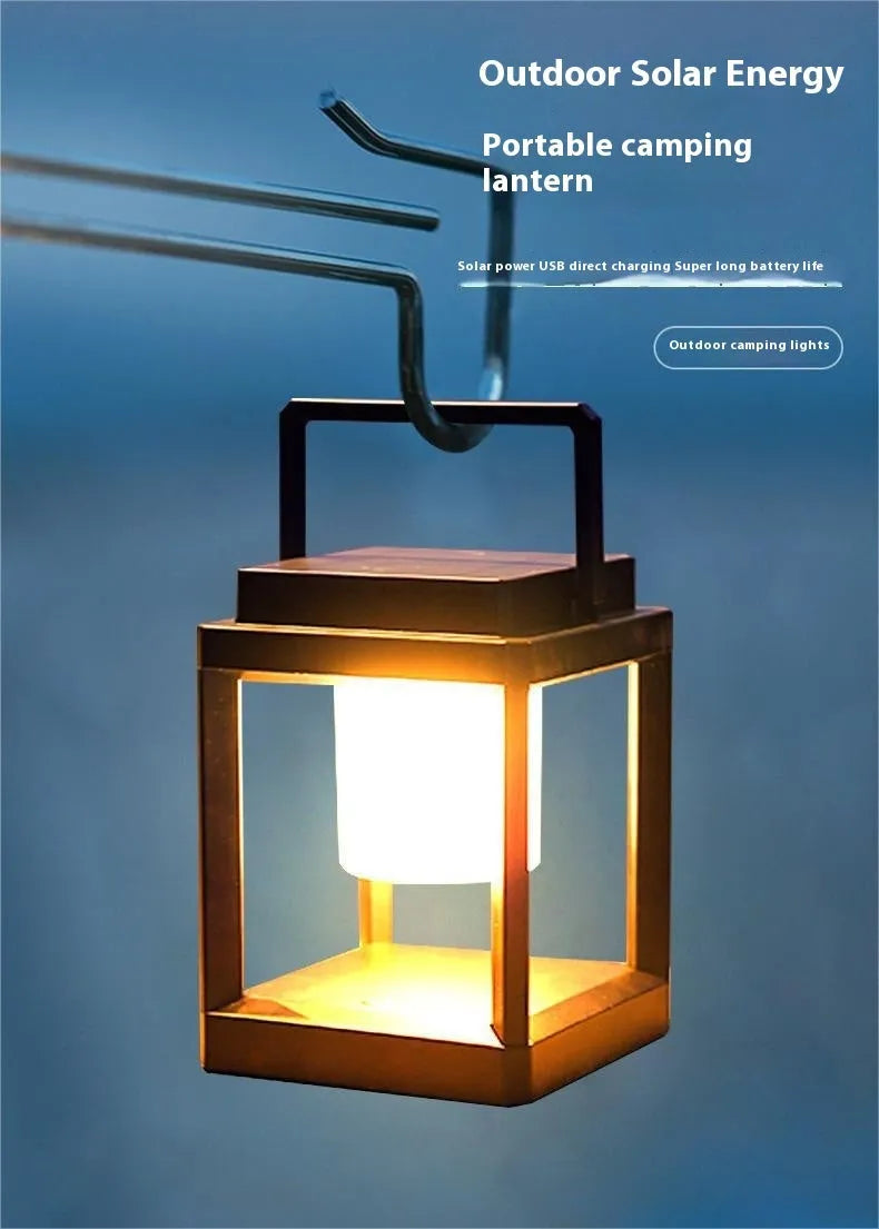 Outdoor USB handheld ambient lantern, IP55, 135 x 180mm, black cover or white shell, 5-10W