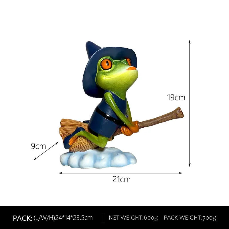Magic Yoga Frog decoration ornament in RDW123 colour with European style design