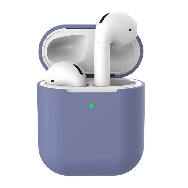 AirPods 2 silicone clamshell case protector in multiple colour options