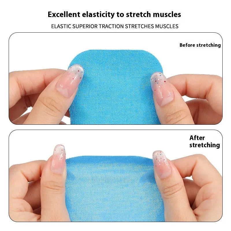 Pre-slitted elastic sports ankle support kinesiology tape bandage for calf and ankle protection