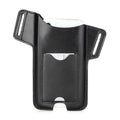 Crazy Horse leather belt phone case in brown or black for iPhone 12 Pro Max, genuine leather with patterned finish