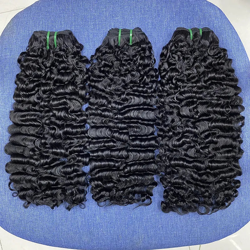 Front lace wig in pissy06 colour with real human hair, showing natural style and adjustable cap