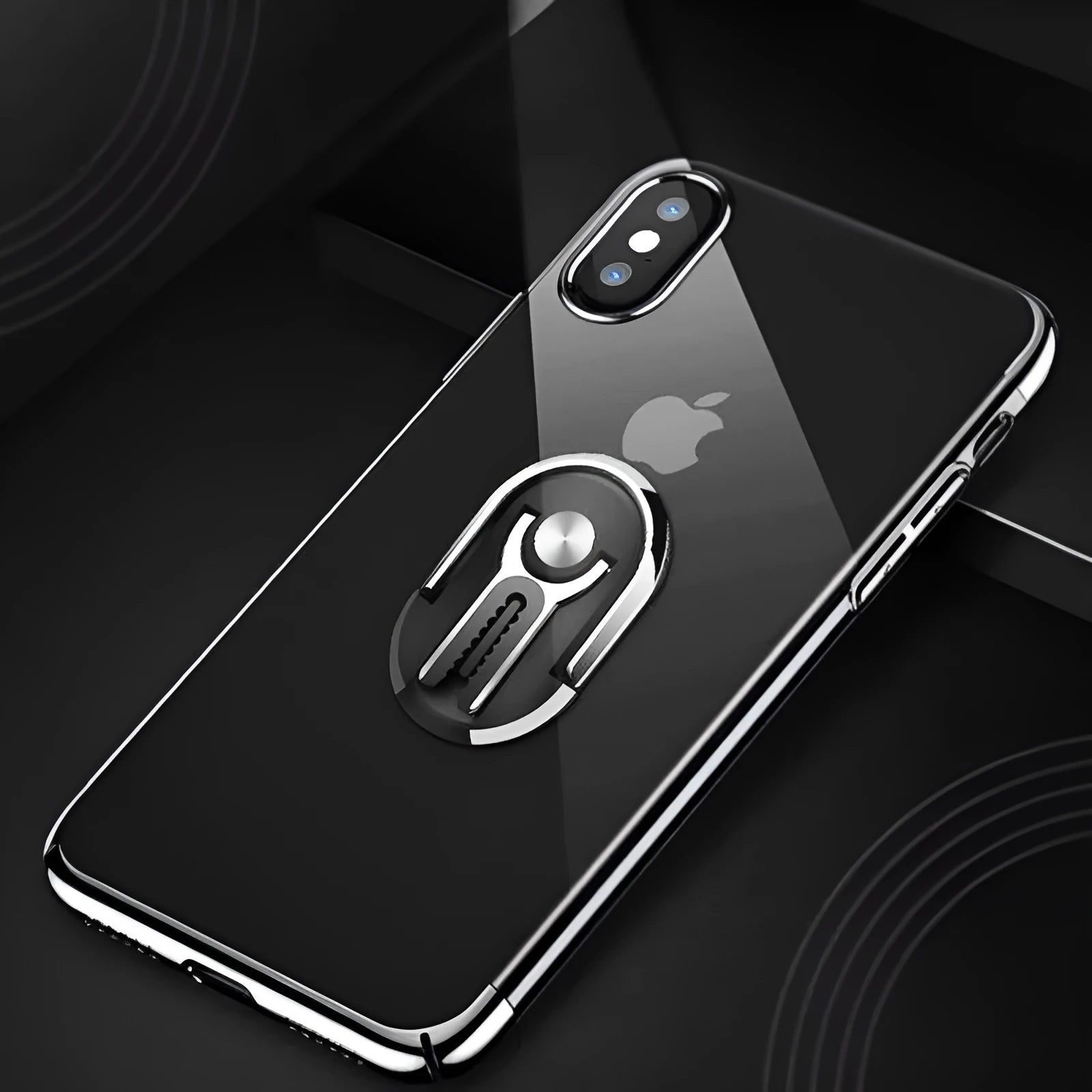Universal car phone bracket with 360-degree rotating head in multiple colour options