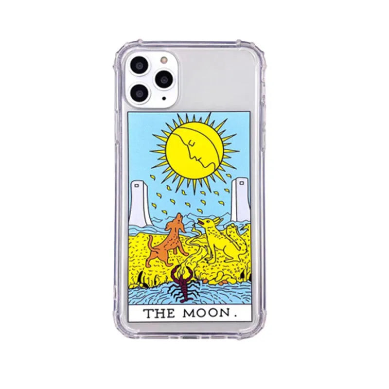 Retro comic mythology phone case in silicone and TPU with cartoon graffiti design