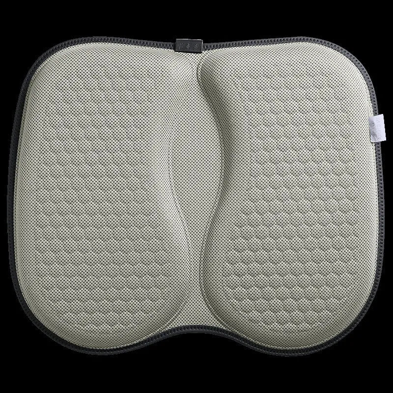 Honeycomb gel car seat cushion breathable cold pad shown in one of six colours on a car seat.