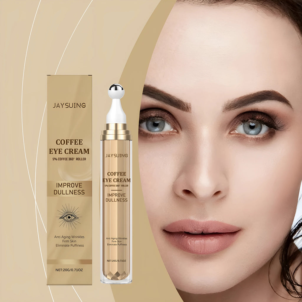 20g caffeine firming eye cream pump bottle for reducing puffiness and dark circles