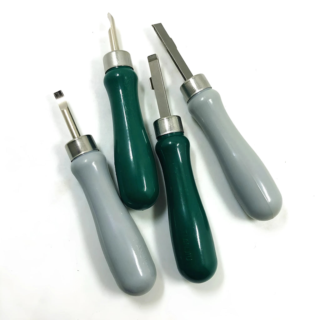 Watch back cover shovel tool with alloy plastic construction and pry knife ends for mechanical watch repair