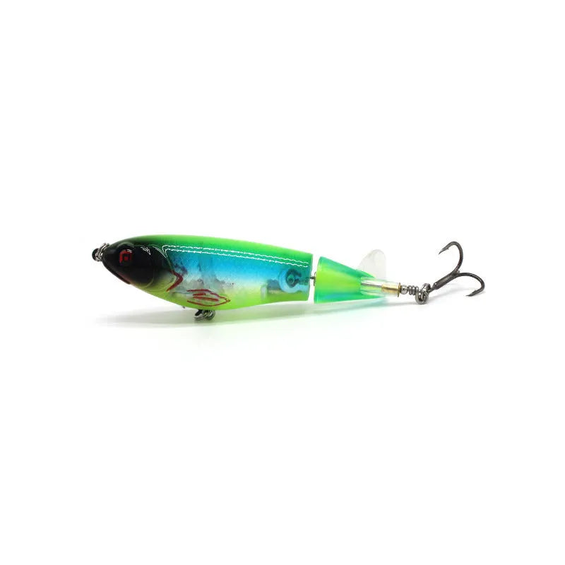 7.5cm soft plastic fishing lure in various colours for road fishing.