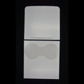Car central control panel film in matte black finish on dashboard surface