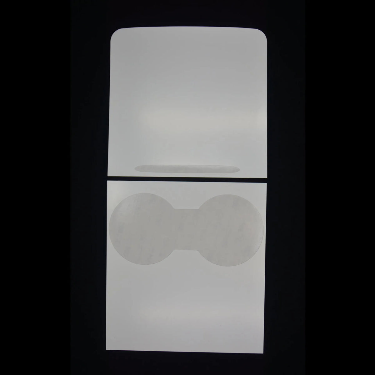 Car central control panel film in matte black finish on dashboard surface