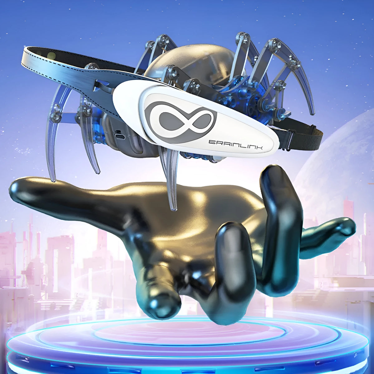 Brainlink SE spider suit toy with APP brain wave detection and 5-10 metre transmission range
